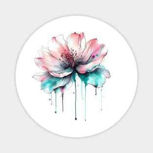 Watercolor Flower Magnet